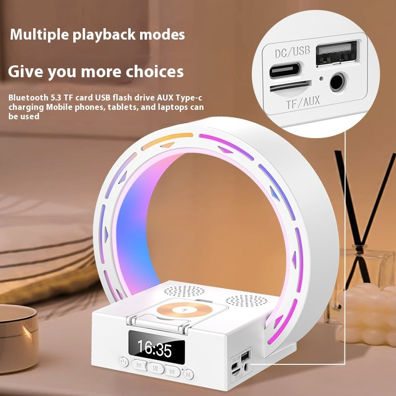 4-in-1 Wireless Speaker & Charging Lamp