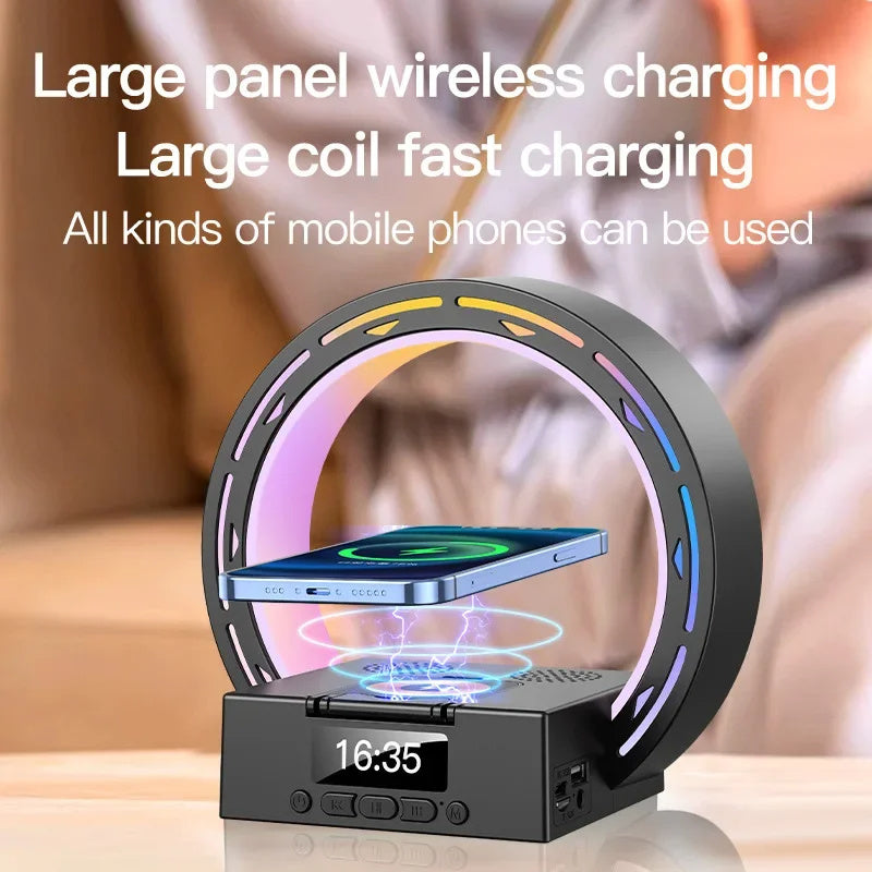 4-in-1 Wireless Speaker & Charging Lamp