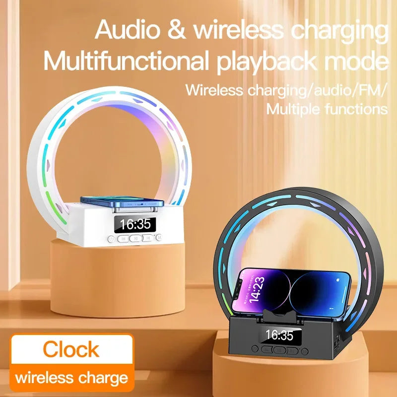4-in-1 Wireless Speaker & Charging Lamp