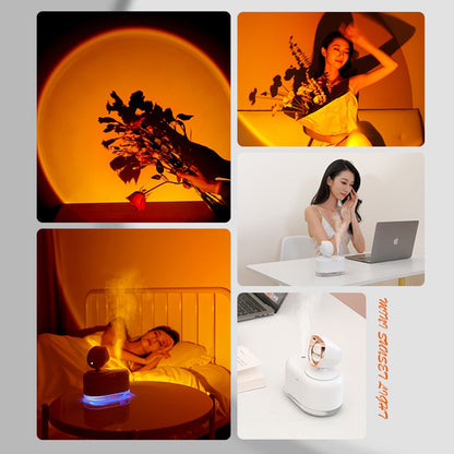 Sunset Glow 2-in-1 Mini Humidifier & Lamp